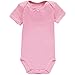 Wan-A-Beez 5 Pack Baby Girls' and Boys' Short Sleeve Bodysuits (0-3 Months, Pointelle)