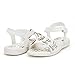 DREAM PAIRS SODA Girl's Cute Flower Toe Easy Strap Closure Spring/Summer Sandals