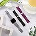 Maledan Compatible with Fitbit Versa Watch/Versa Lite SE/Fitbit Versa 2 Bands for Women Men, Small, 3 Packs Black/Fuchsia/Gray