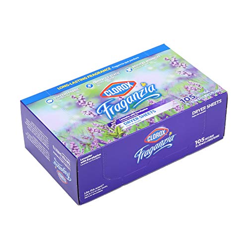 Clorox BB0191 Fraganzia Fabric Softener Dryer Sheets Scented