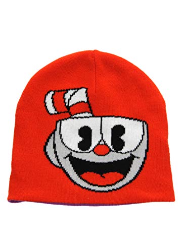 elope Cuphead Bad End Reversible Knit Beanie
