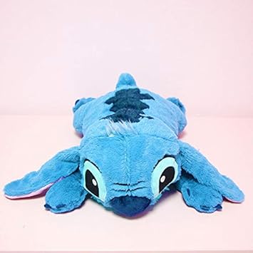 Zjq Jouet Belle Bande Dessinee Papa Style Blue Stitch Poupee En Peluche Doux Coussin Hug Oreiller Cadeau De Noel D Anniversaire Amazon Fr Jeux Et Jouets