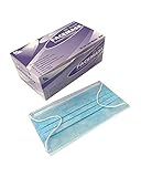 50 pcs- (3-ply) Blue- Disposable Premium Earloop Face Masks - Medical Grade--Prefect for Surgical, Allergy, Dental, Cold, Flu Germ ect.--- Alcohol Pads Included.