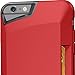 Smartish iPhone 6 Plus/6s Plus Wallet Case - Wallet Slayer Vol. 1 [Slim + Protective] Credit Card Holder for Apple iPhone 6s Plus/6 Plus (Silk) - Red Rouge