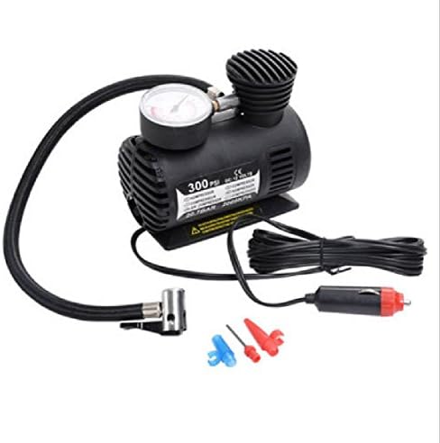 DC 12V Car Auto Tire Inflator : 300 PSI Mini 12V w/gauge New : Air Compressor Portable Pump