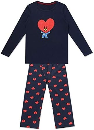 Amazon Co Jp Bt21公式グッズ Tata テテ ルームウェア パジャマ 上下セット 防弾少年団 バンタン パジャマパーティーにも ホビー