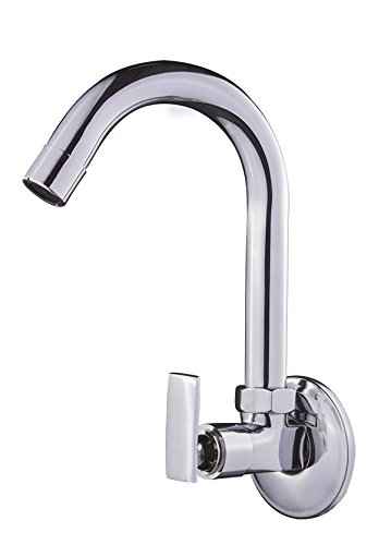 IDG Square Brass Sink Cock (Chrome)