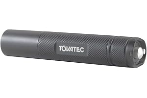 Tovatec Dash 2.0 Ultra Compact Powerful Light Waterproof Underwater Scuba Diving Light, Black