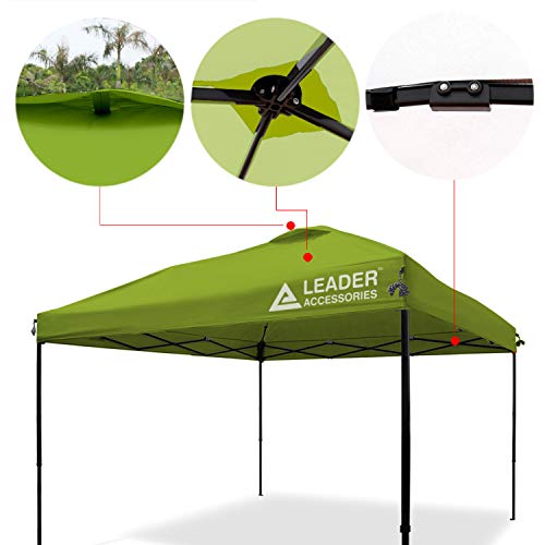 Leader Accessories 10' x 10' Instant Canopy with 4Pack Canopy Weights