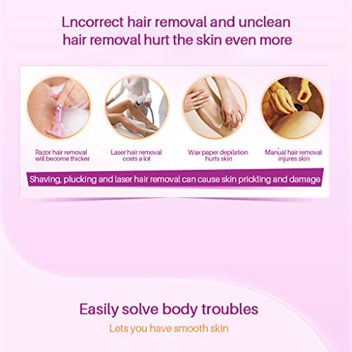 No Damage No Pain Hair Removal Cream Anti allergic Mousse Spray Foam Mousse Creams Depilatories (2xHair removal cream) - Thumbnail 6