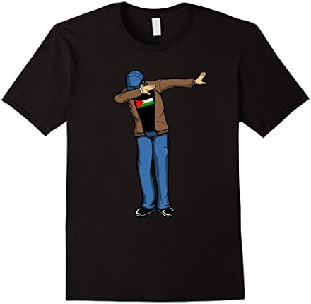 Mens Storecastle: Dabbing Jordanian Dad Father's Jordan T-Shirt Large Black