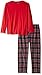Hanes Men's Tagless Two-Piece Micro-Fleece Pajama Set