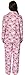Leisureland Women's Horse Pajamas Set, Pure Cotton Flannel PJs for Pajama Party, Cute Pink Pyjamas (Medium)