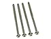 KAISH 50pcs Bass Guitar Pickup Mounting Screws Pickup Springs Fits Precision P Bass Jazz J Bass or P90 Soap Bar Pickups Nickel