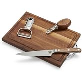 Crafthouse by Fortessa Professional Barware/Bar Tools by Charles Joly, Bar Tool Gift Set; Bar Knife, Bar Board, Peeler and Channel Knife
