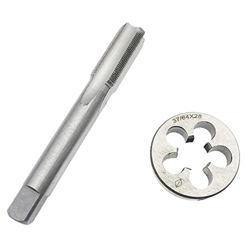 37/64-28(.578-28.578x28) Tap and Die Set 37/64-28