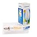 Supmart 4W Filament Led Candelabra Bulb Dimmable 2700K Warm White 350 Lumen UL Listed E12 Led Candles Torpedo Shape 35W Incandescent Bulbs Equivalent CRI 85+ B10 Chandelier Bulb Pack of 6