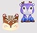 Vigeiya 2 PCs Squishies Jumbo Deer Cake Galaxy Deer Squishy Slow Rising Toys for Kids Prime Stress Reliever for Adults Kawaii Scented Decorations
