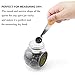Kaptron Tools Spoons - Stainless Steel Measuring Spoons Cups Set 8 pcs, Multiple Sizes, Multicolor