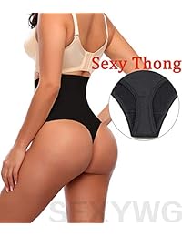SEXYWG Women Thong Shapewear Tummy Control Slim Panty Waist Trainer Body Shaper