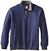 G.H. Bass & Co. Men's Long Sleeve Sueded Fleece Half Zip Mock With Sherpa