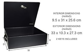 Master Lock 7149EURD Caja Fuerte [Antifuego] [con Llave] [Manejar] 7149EURD- Caja de Seguridad para Pequeña, Smarphone, A4 Documentos: Amazon.es: Bricolaje y herramientas