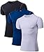 Men's Dry Fit Athletic Compression Short Sleeve T Shirt#1003