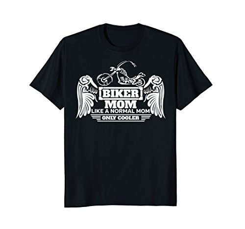 Biker Mom Motorcycle T-Shirt Skeleton Bike With Wings