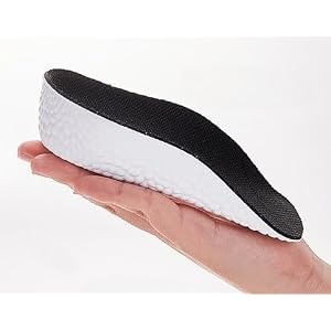 3.5cm Arch Support Half Height Increase Insoles, Soft Breathable Invisible Shoe Lift Pads for Men Women Daily Foot Comfort (B