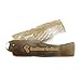 Real Bearded Men Ox Horn Beard Comb - Natural Bone Beard and Mustache Comb