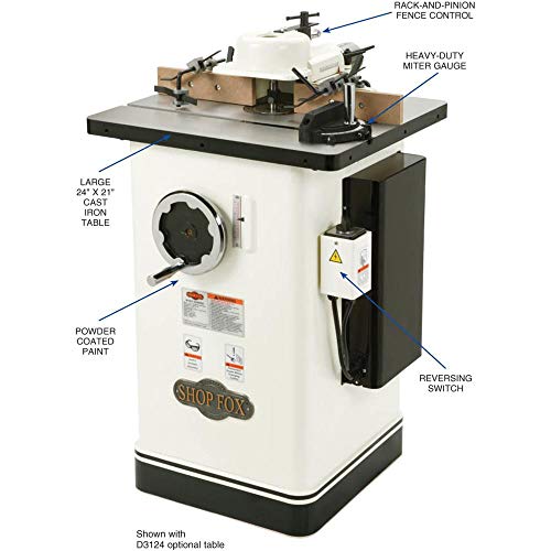 Shop Fox W1674 2 HP Shaper - Image 8