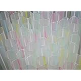 AMK 160 Count EXTRA WIDE Fat Boba Drinking Straw 8 1/2" Striped.