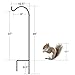 BEAU JARDIN 16 Pack Solid Metal Shepherd Hook 48 Inch One Piece Structure No Assembly Required 2/5 Inch Thick Heavy Duty Garden Shepards Hook for Outdoor Hanging Plants Lanterns Black ShepherdHook4
