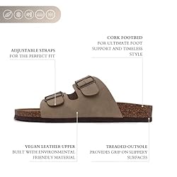 Nautica Men's Double Buckle Slide-Comfort