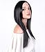 aSulis Wigs Lace front Wig 32 Inch Yaki Long Straight Synthetic Hair Wig for Women Middle Parting Wigs for Black Women (Copper Red) (Simulated Scalp, 1)