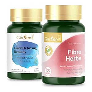 Stress and Fibroid Kit Helps with Fibroids with Heavy Periods, Period Cramps, Blood Clotting, Stress, PMS, Natural Herbal Supplement, Chinese Medicine, Made in UK