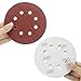 Coceca 60pcs Orbit Sander Sandpaper 5 Inches Orbital Sanding Discs Each 10pcs of 60 80 120 180 240 320 Grits for Power Random Orbit Sanders