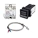 REC-C100 Temperture Controller Thermostat 25DA and SSR 25DA Relay KThermocouple