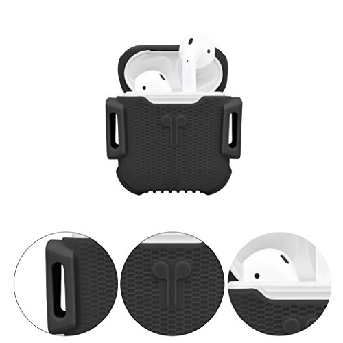 image for Deke Home AirPod Case with strap. Full Protective Cover Portable Silic