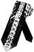 Three Rooker Skeleton Ties Mens X-Ray Skull Spine Neck Tie