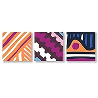 3 Piece Canvas Wall Art Creative Pattern Canvas Prints Home Artwork Decoration for Living Room,Bedroom - 12