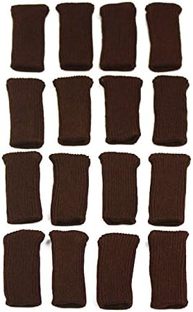 Purewill 24 Pack Easy To Install Chair Leg Cover Knitting Sock Floor Protector Furniture Table Feet Pads