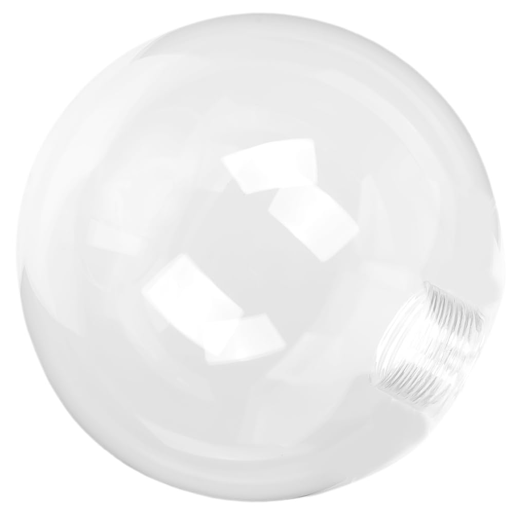 jojofuny 15cm Clear Glass Globe Lamp Shade Replacement for Light G9 Lampshade, Round Globe Lampshade Ball Lamp Shade for Wall Sconces Chandelier Pendant Light