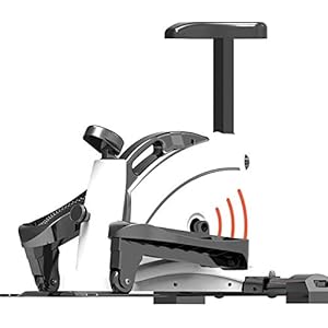 WNN-URG Elliptical Trainer Cross Trainers Exercise Machine 120kg, Bike Folding Home Elliptical Sports 2-in1 Bike-Fitness Cardio Workout Machine Weight Loss Machine Fitness Exercises URG