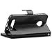 J&D Case Compatible for Moto Z Play Droid Case, Wallet Stand Slim Fit Heavy Duty Protective Shockproof Flip Wallet Case for Motorola Moto Z Play Droid Wallet, Not for Moto Z2 Play/Z3 Play Black