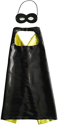 YIISUN Double-Sided Party Dress Up Kids Capes and Masks Birthday Party Supplies