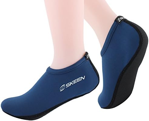Skeen Ultra Lightweight Water Shoes Aqua Socks (3. M (US Kids: 2.5~4, W: 4.5~6), Navy)