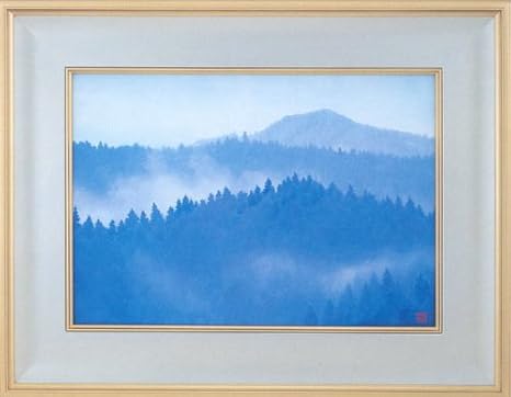 Amazon 東山魁夷 朝雲 ちょううん 吉野 岩絵具方式 アートフレーム ポスター オンライン通販