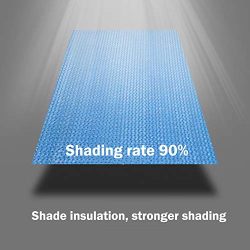SYY Sonnensegel Schattennetz, Blau Mesh-Shading Net, 90% Anti-UV-, Eingedickt Und Encrypted Große Sonnensegel, (Size… – Bild 6