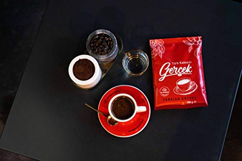GERCEK Türkischer Kaffee mild, steingemahlen, für den perfekten Mokka Genuss, 1 Päckchen, 100g – Bild 6